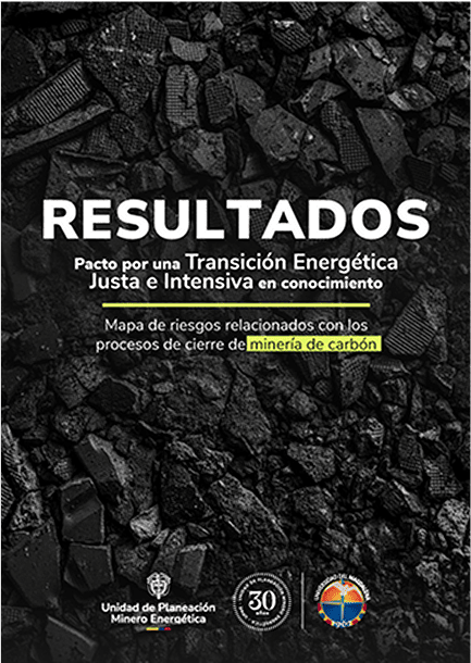 Mapa de riesgos relacionados con los procesos de cierre de minería de carbón