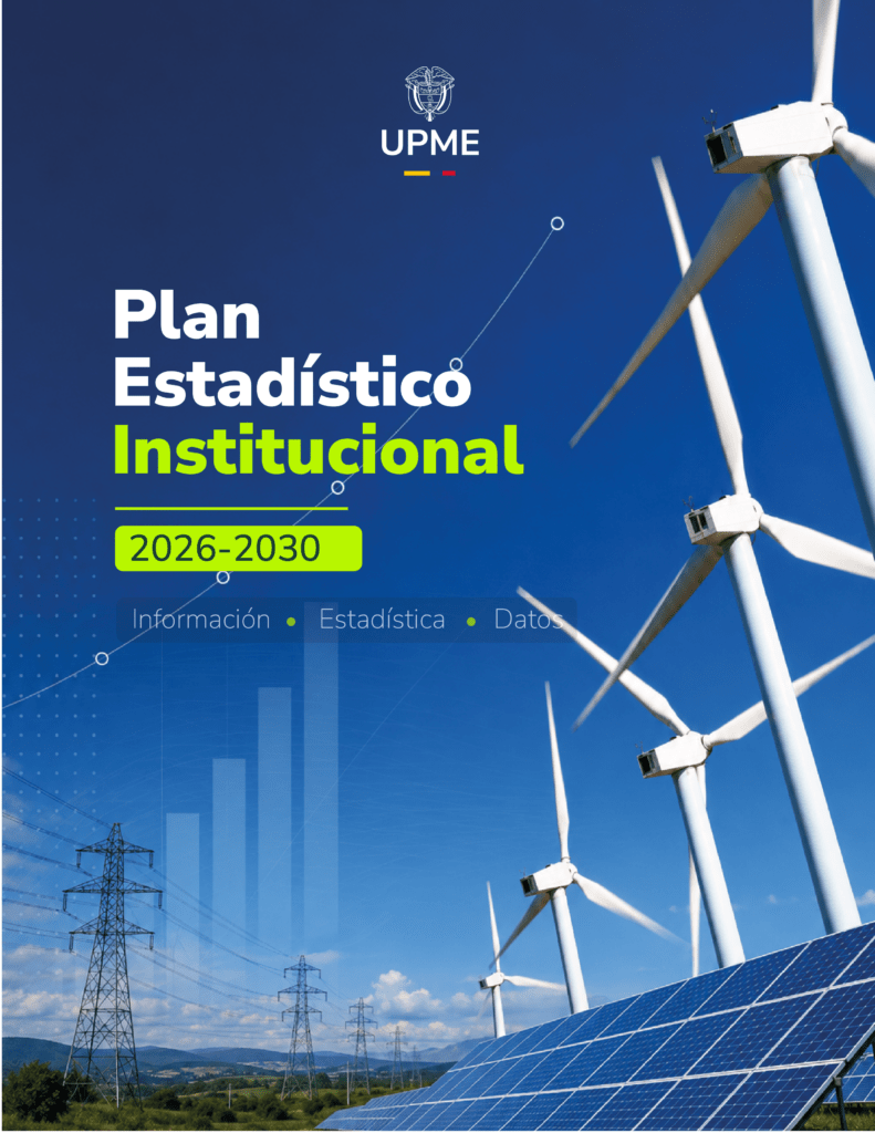Portada plan estadistico institucional upme 2026 2030