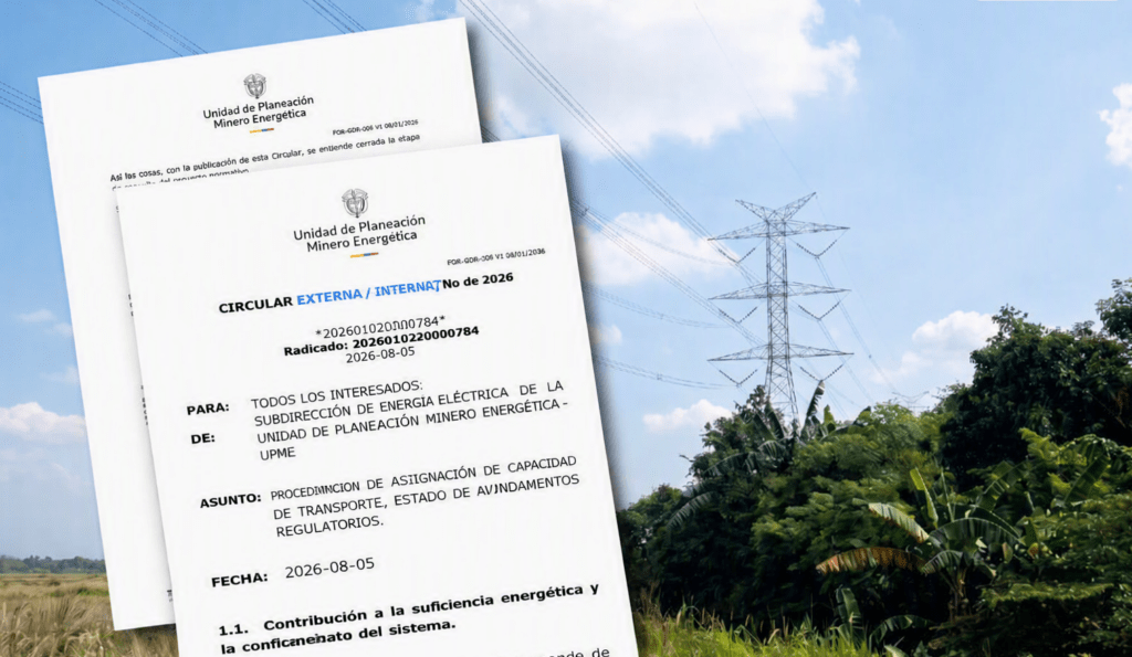 Comunicado upme presenta avances del proceso de asignacion de capacidad de transporte